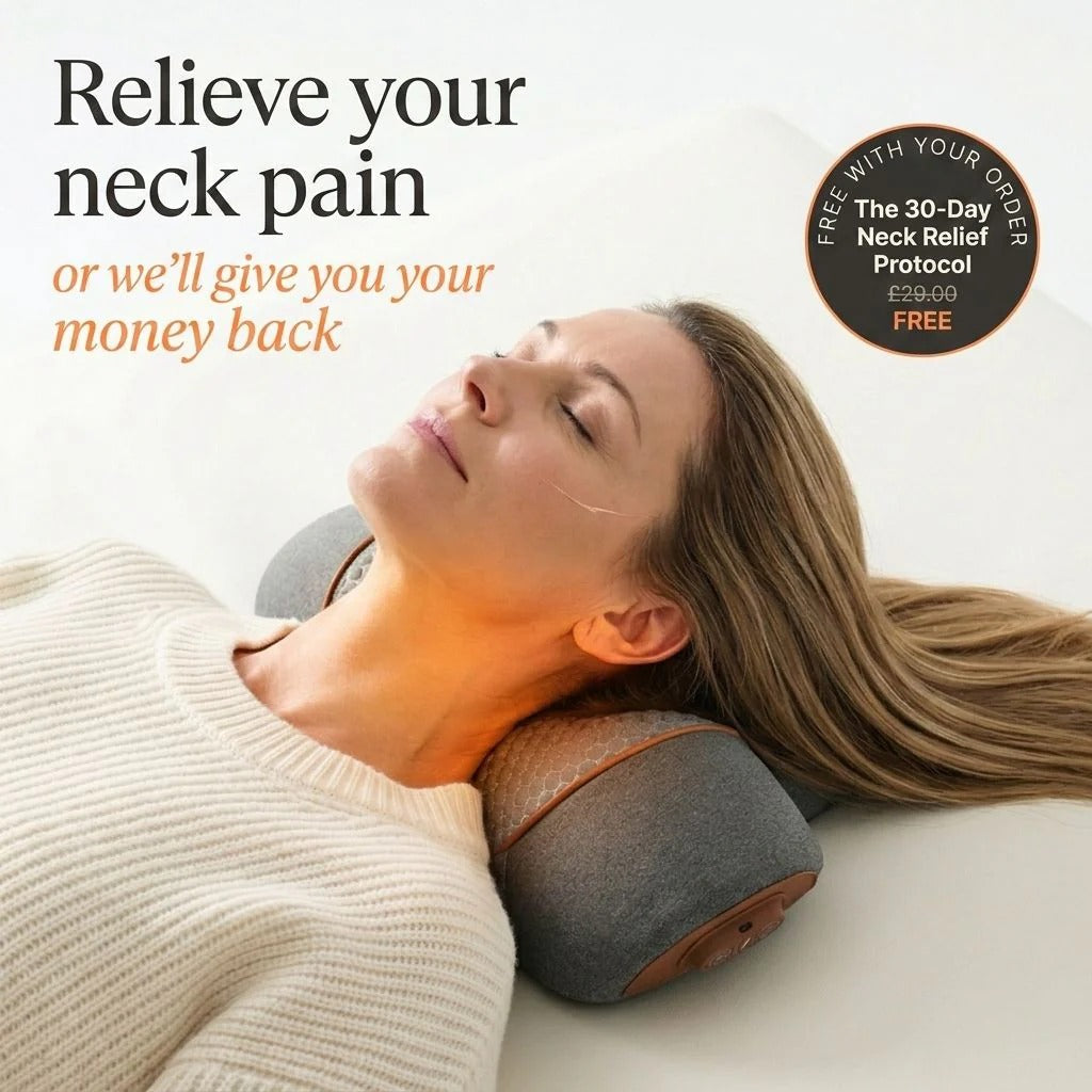 Thera Pillow — Traction Cervicale, Chaleur & Massage 3-en-1