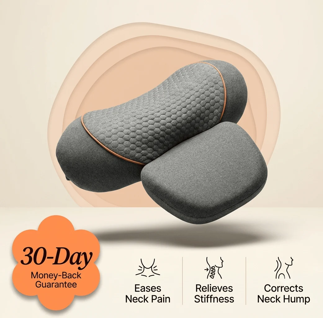 Thera Pillow — Traction Cervicale, Chaleur & Massage 3-en-1